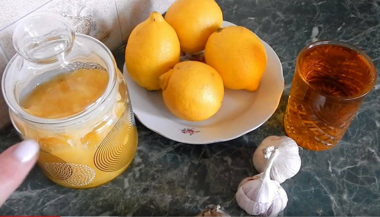 Приготовить мед чеснок лимон